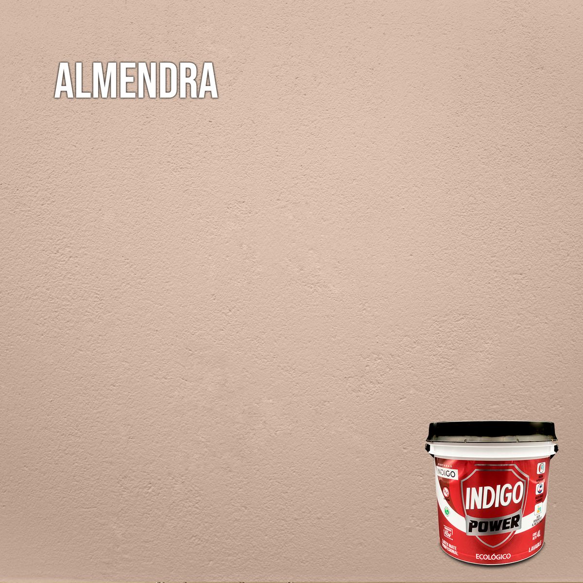 PINTURAS INDIGO - Látex INDIGO POWER Almendra