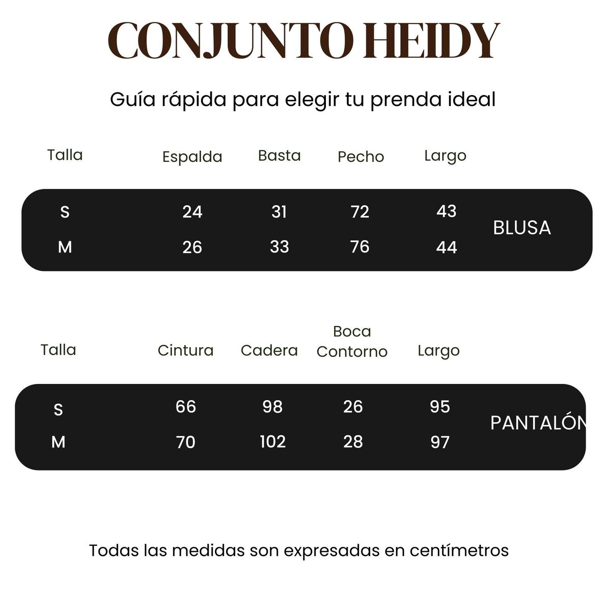 AMARELLY - CONJUNTO PARA DAMA LIBBY