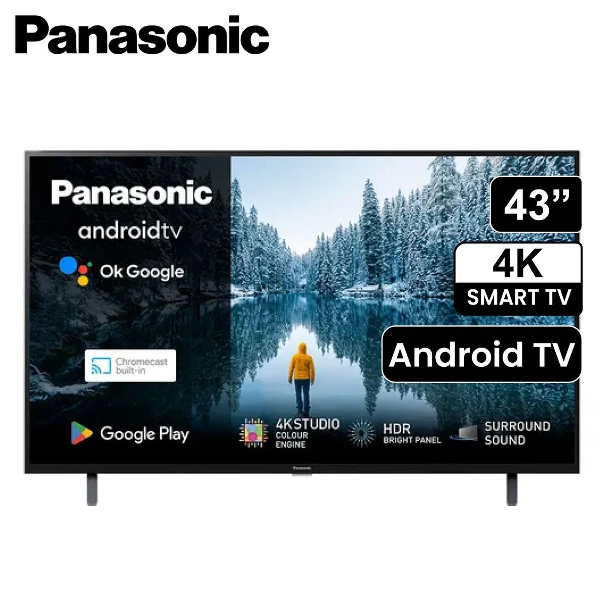 PANASONIC - TELEVISOR PANASONIC 43 TC-43MX700P 4K UHD ANDROID