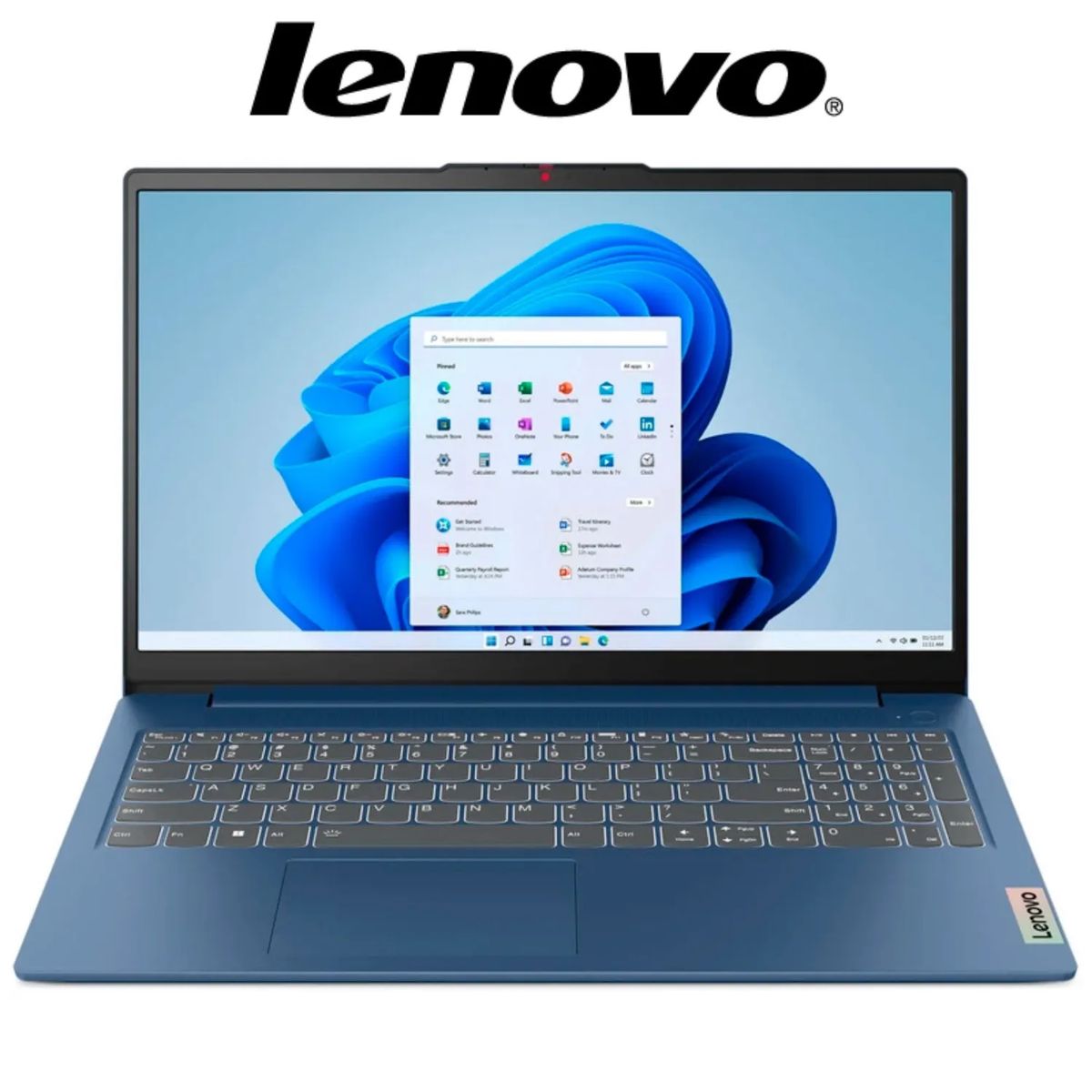 LENOVO - Laptop Lenovo IdeaPad Slim 3 15.6" FHD Core i5-12450H 12va Gen - 8GB RAM - 512GB SSD - Windows 11 Pro