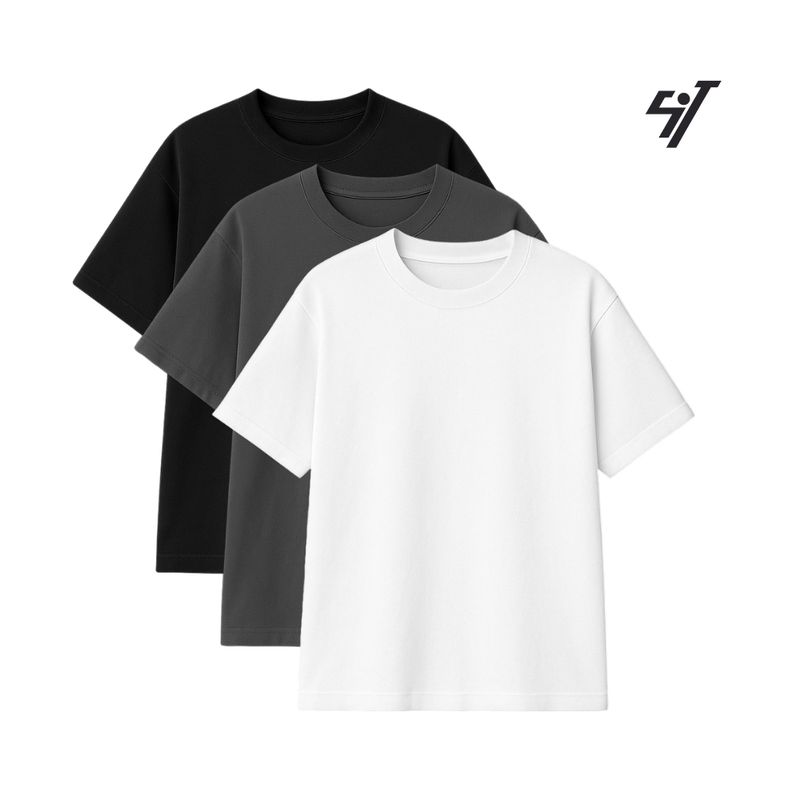 GENERICO - POLOS OVERSIZE STREETWEAR L PACK X3