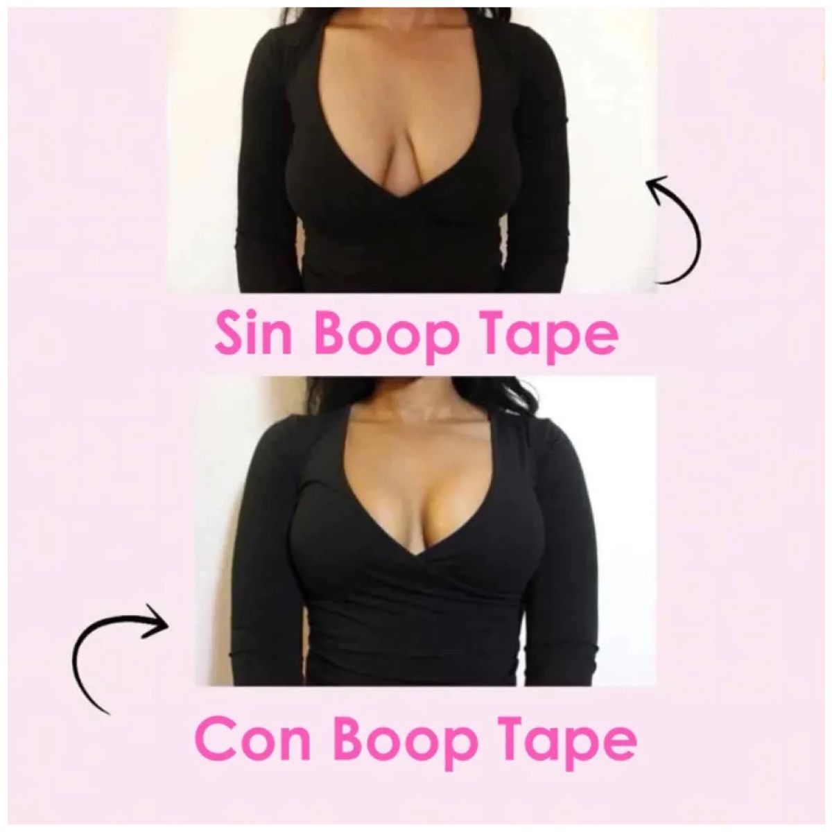 GENERICO - Bood Tape Cinta Levanta Busto Senos Parche de Busto Senos Cubre Pezón