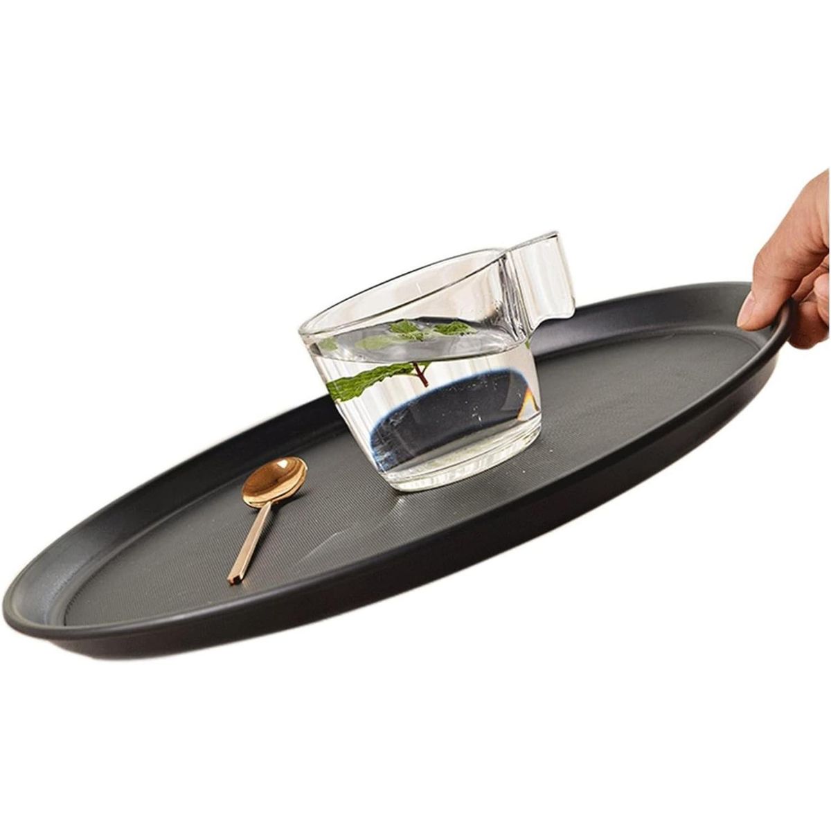 ICHIMATSU - Azafate Antidesliz.Redondo Marrón 28 cm- Ichimatsu