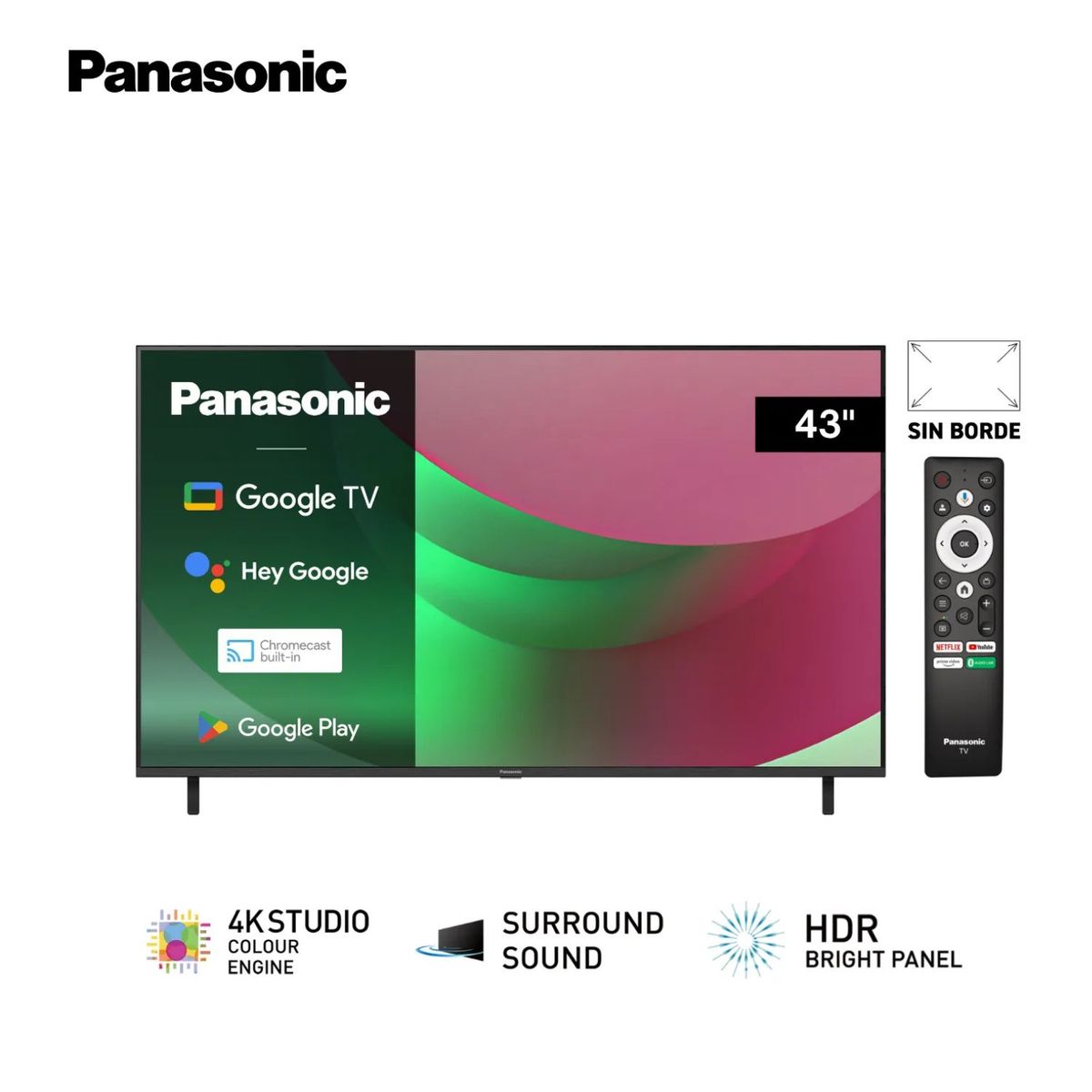 PANASONIC - Televisor Panasonic 43''  TC-43NX700P Led 4K