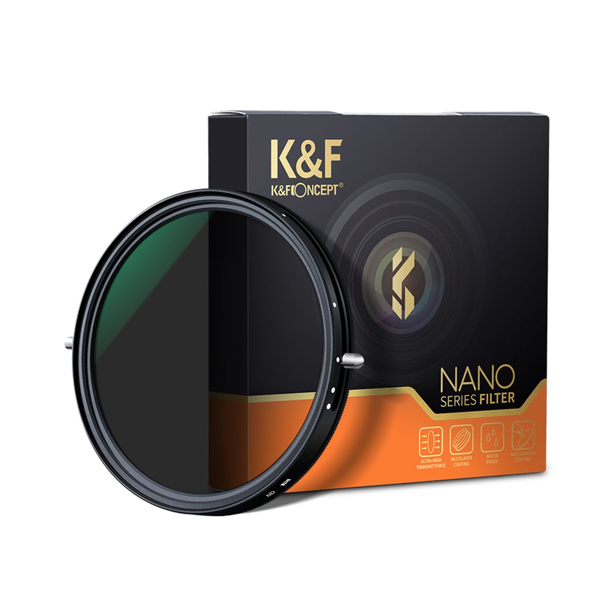 K&F CONCEPT - Filtro K&F Concept Variable ND2-32 + CPL Polarizador 62mm - KF011380