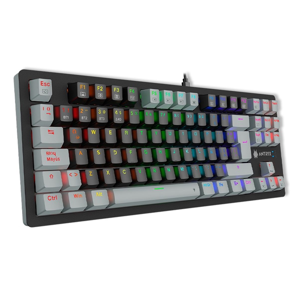 ANTRYX - TECLADO MECANICO INALAMBRICO ANTRYX MK845 TRIX SWITCH BLUE