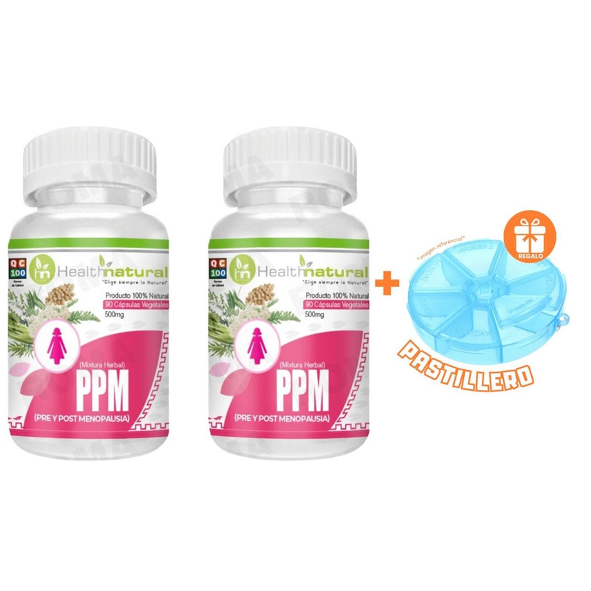 HEALTHNATURAL - PACK 2 PPMPRE Y POST MENOPAUSIA HEALTHNATURAL 1000MG + REGALO