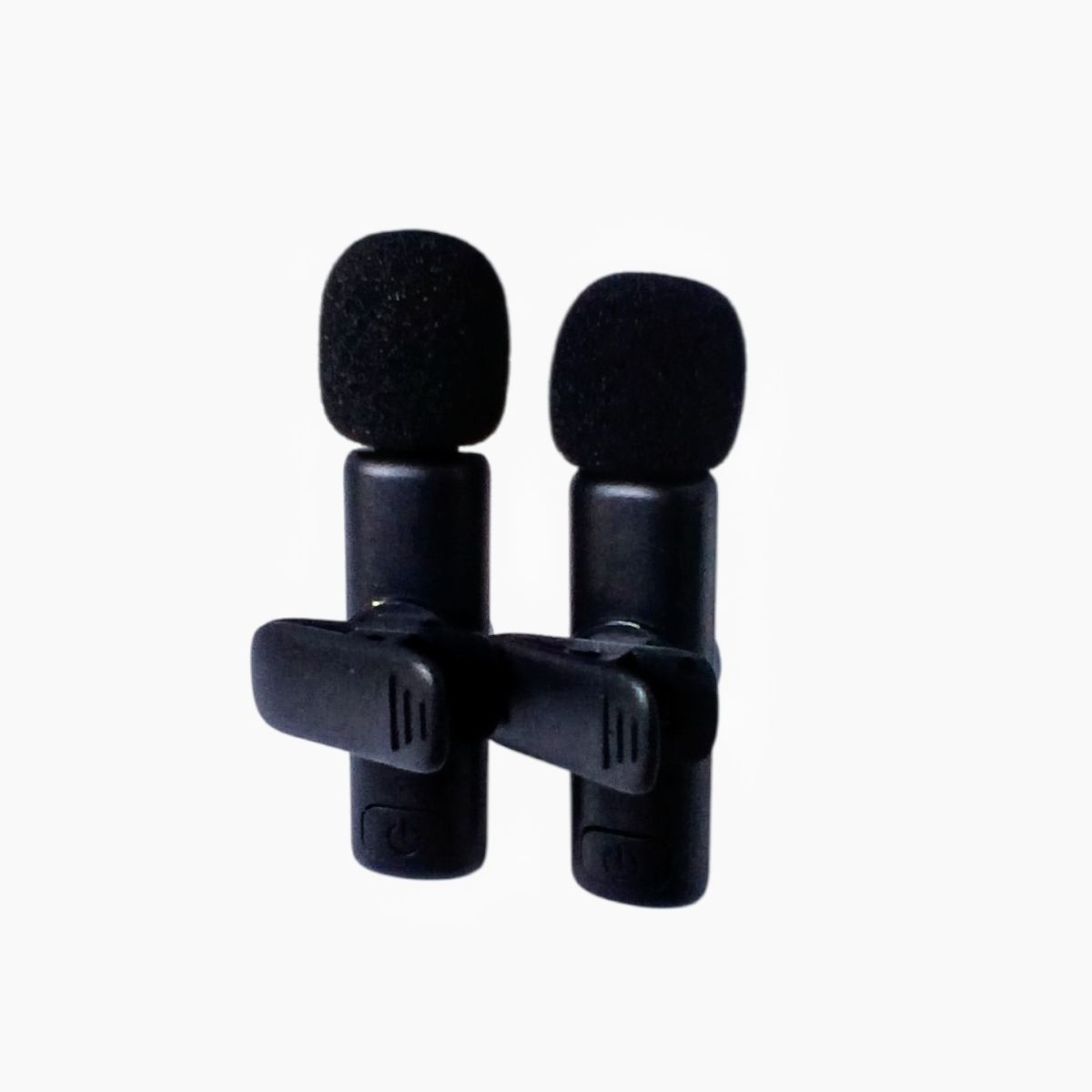 GENERICO - Microfono pechero inalambrico doble compatible con iPhone y android