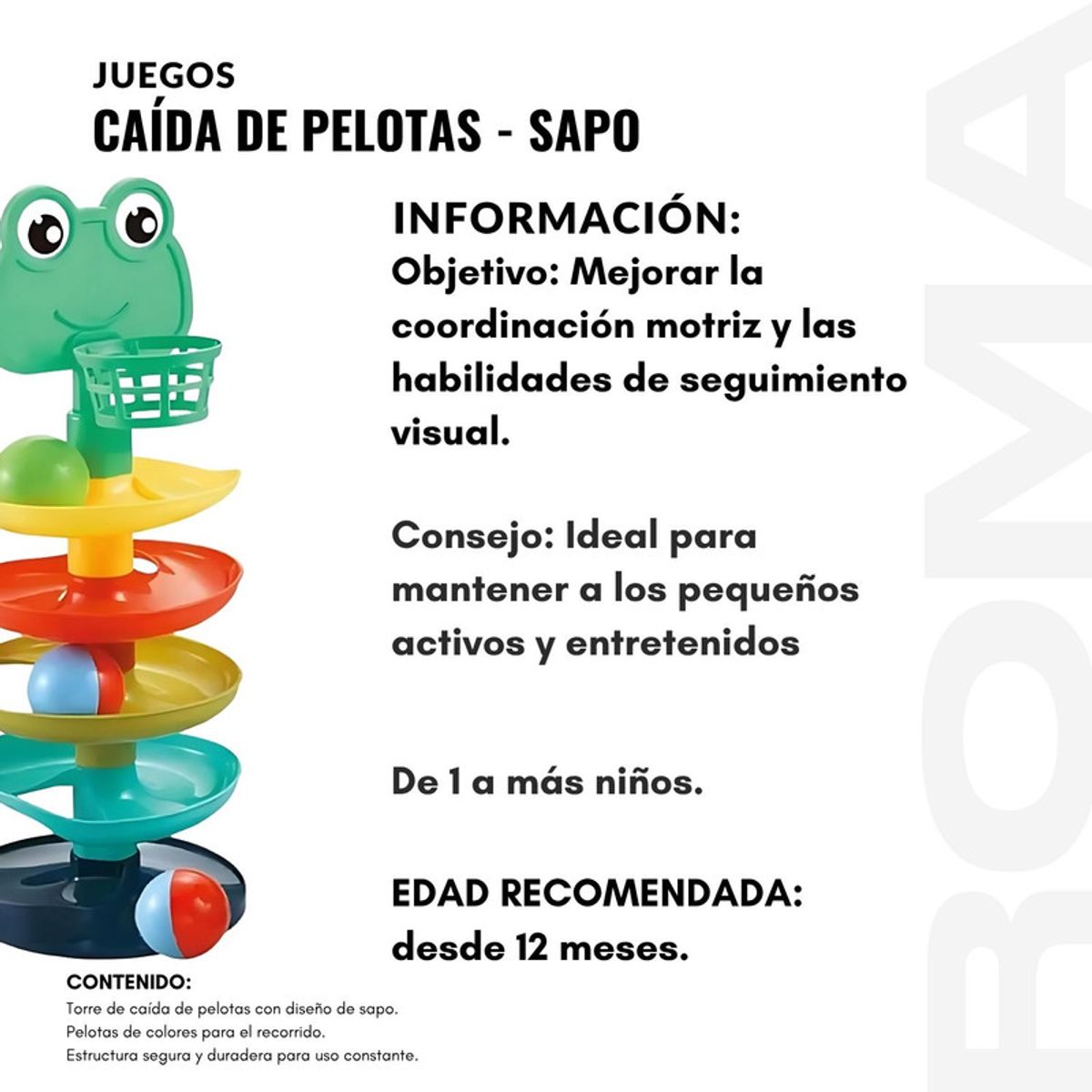 GENERICO - CAÍDA DE PELOTAS SAPO - JUEGO DIDÁTICO