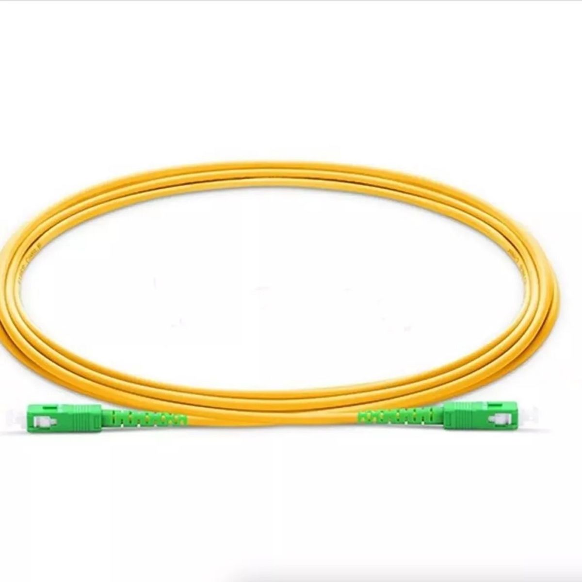 OEM - Patchcord de Fibra SC/APC-SC/APC 3mm PVC G652D 2m Pack 20 Unid