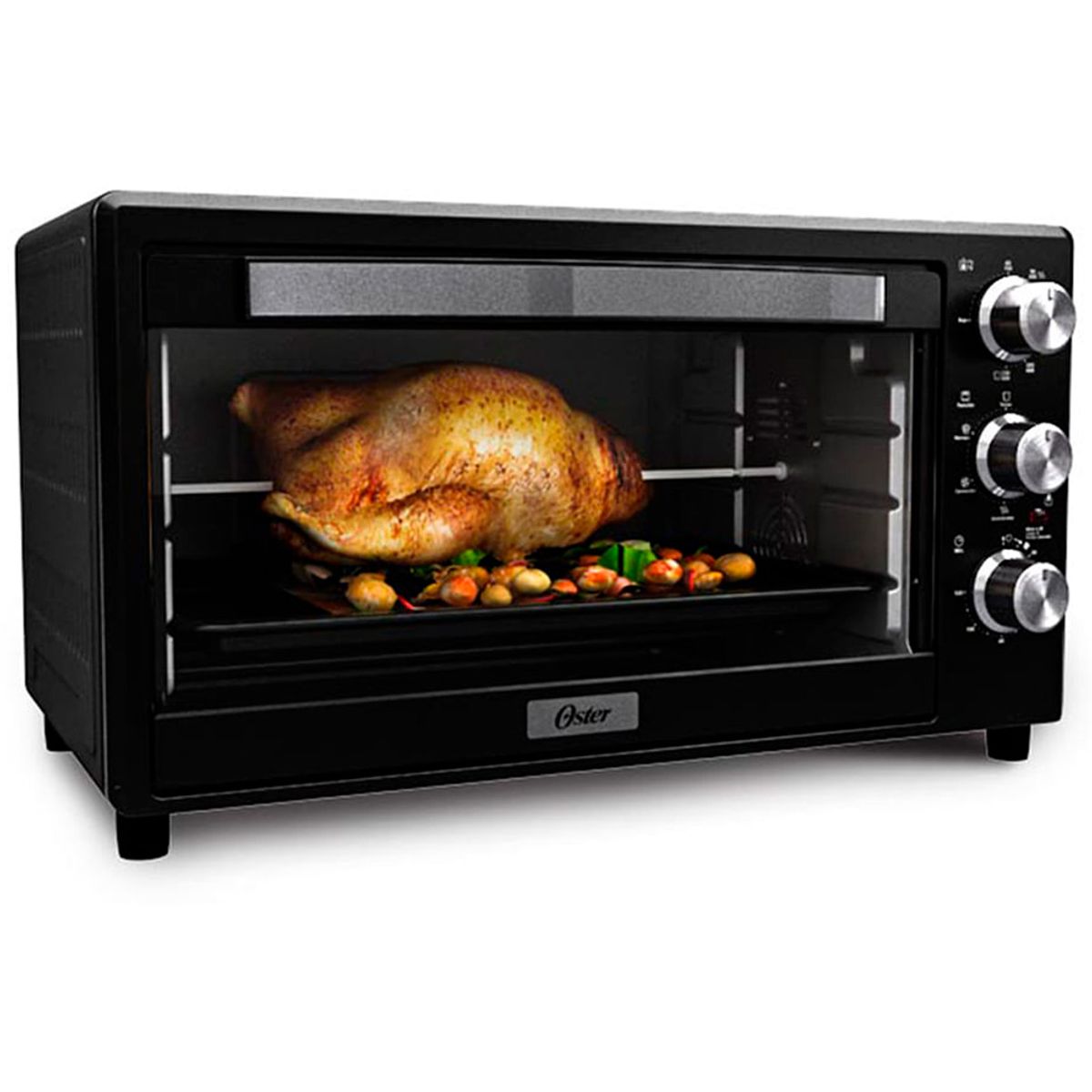 OSTER - Horno Tostador Oster Capacidad 60 Litros TSSTTVLC60L Negro