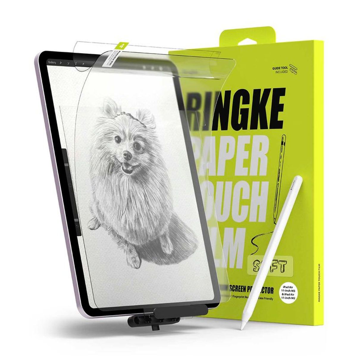 RINGKE - Protector Pantalla iPad Air 11 M3 M2 Ringke Textura Papel Delgado 2und