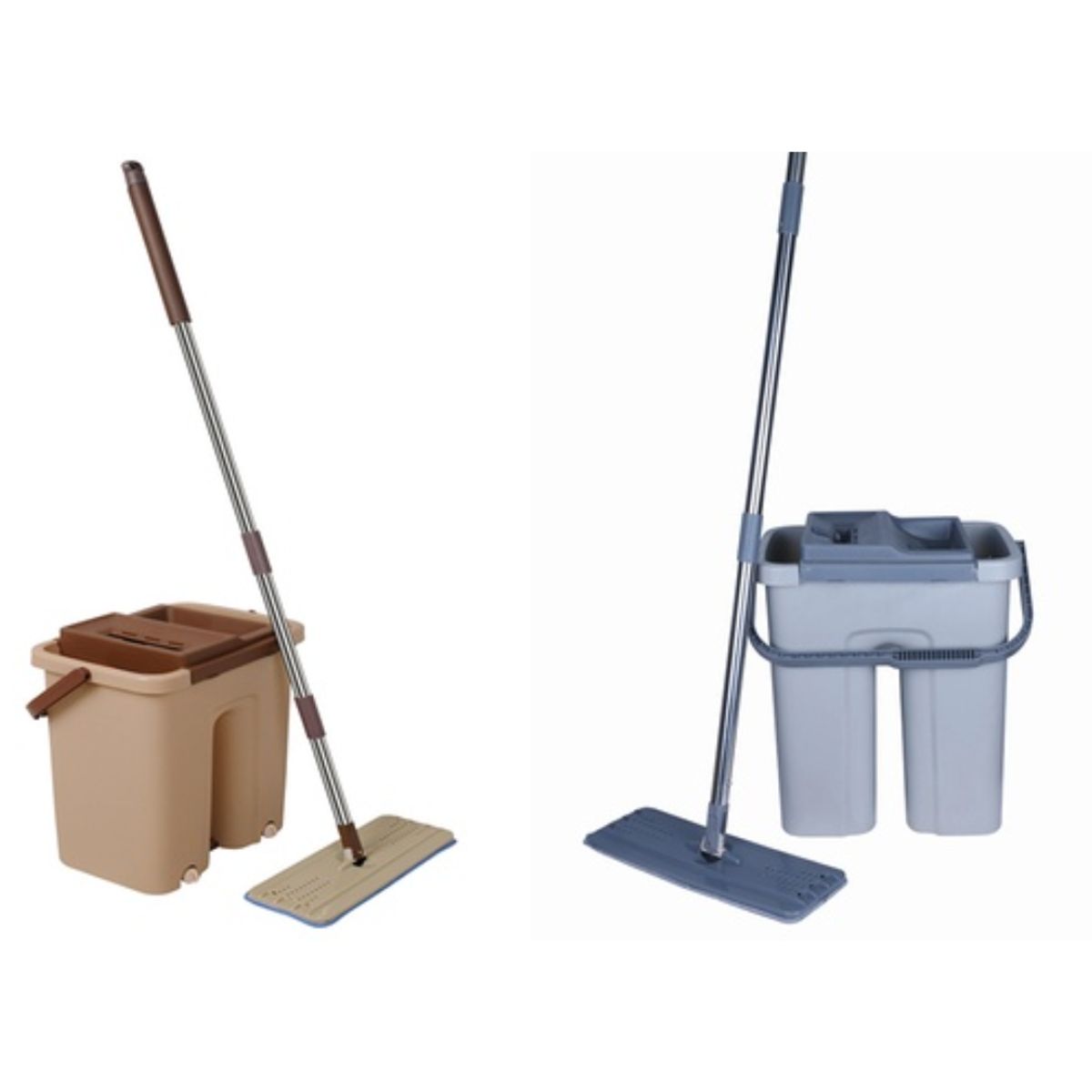 INSPIRA MARKET - Trapeador Mopa Plana con Balde escurridor