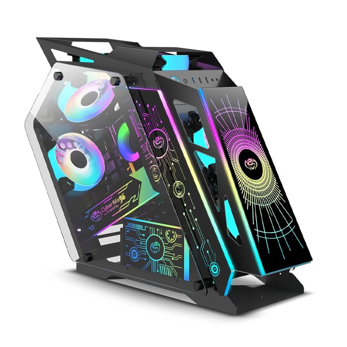 CYBERTEL - CASE PC CYBERTEL TRANSFORMER CBX8118 ARGB SF