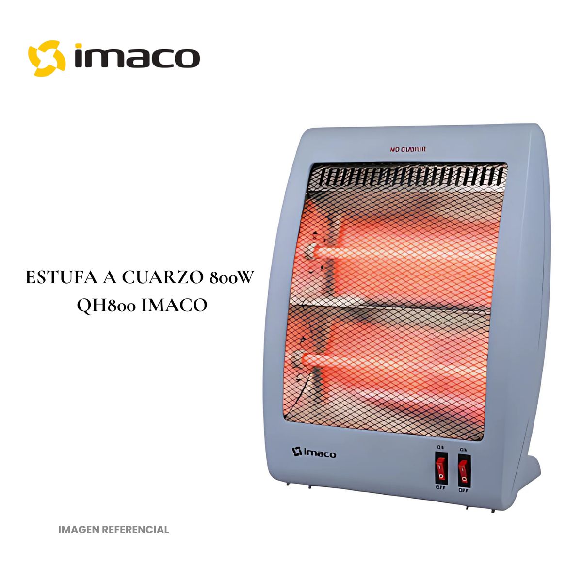 IMACO - Estufa a Cuarzo 800W QH800 Imaco