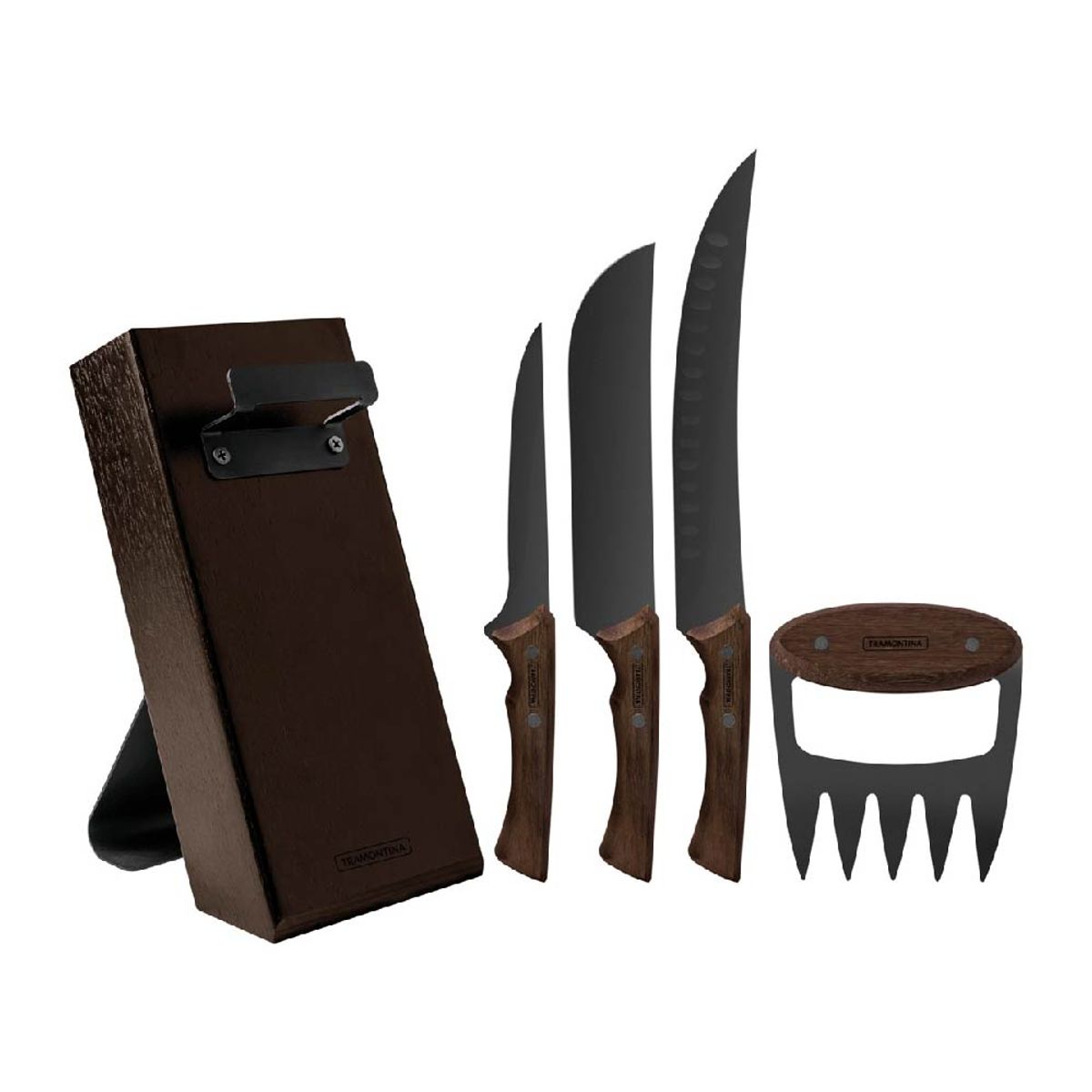 TRAMONTINA - Kit Para Asado TRAMONTINA Churrasco  Acer inox 5 Piezas