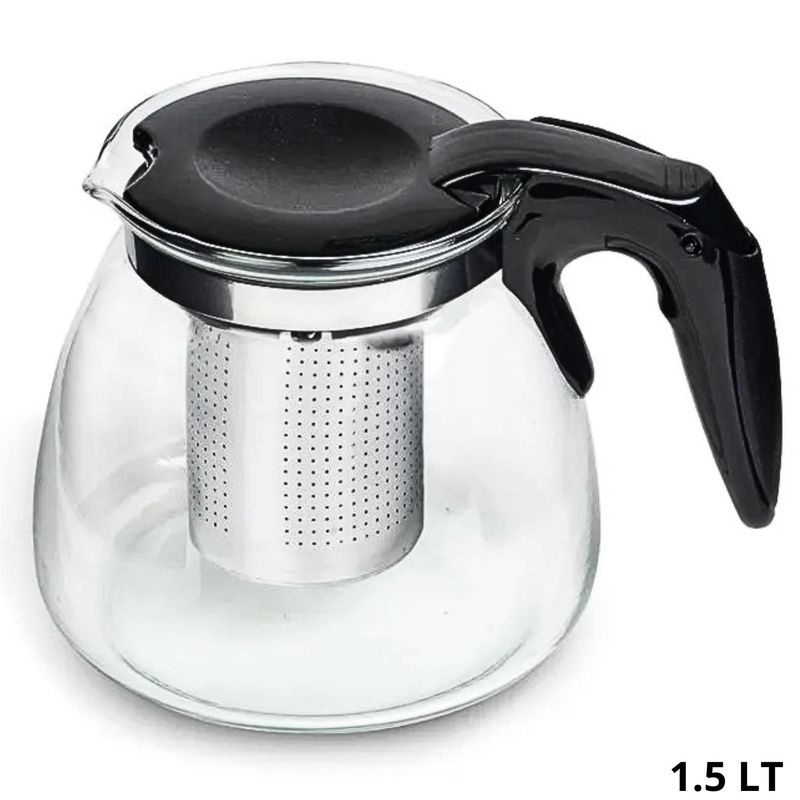 ICHIMATSU - Tetera de vidrio borosilicato con filtro 1.5 L- Ichimatsu