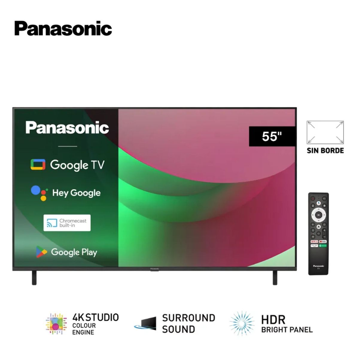 PANASONIC - Televisor Panasonic  55'' TC-55NX700P  Led 4K Google TV