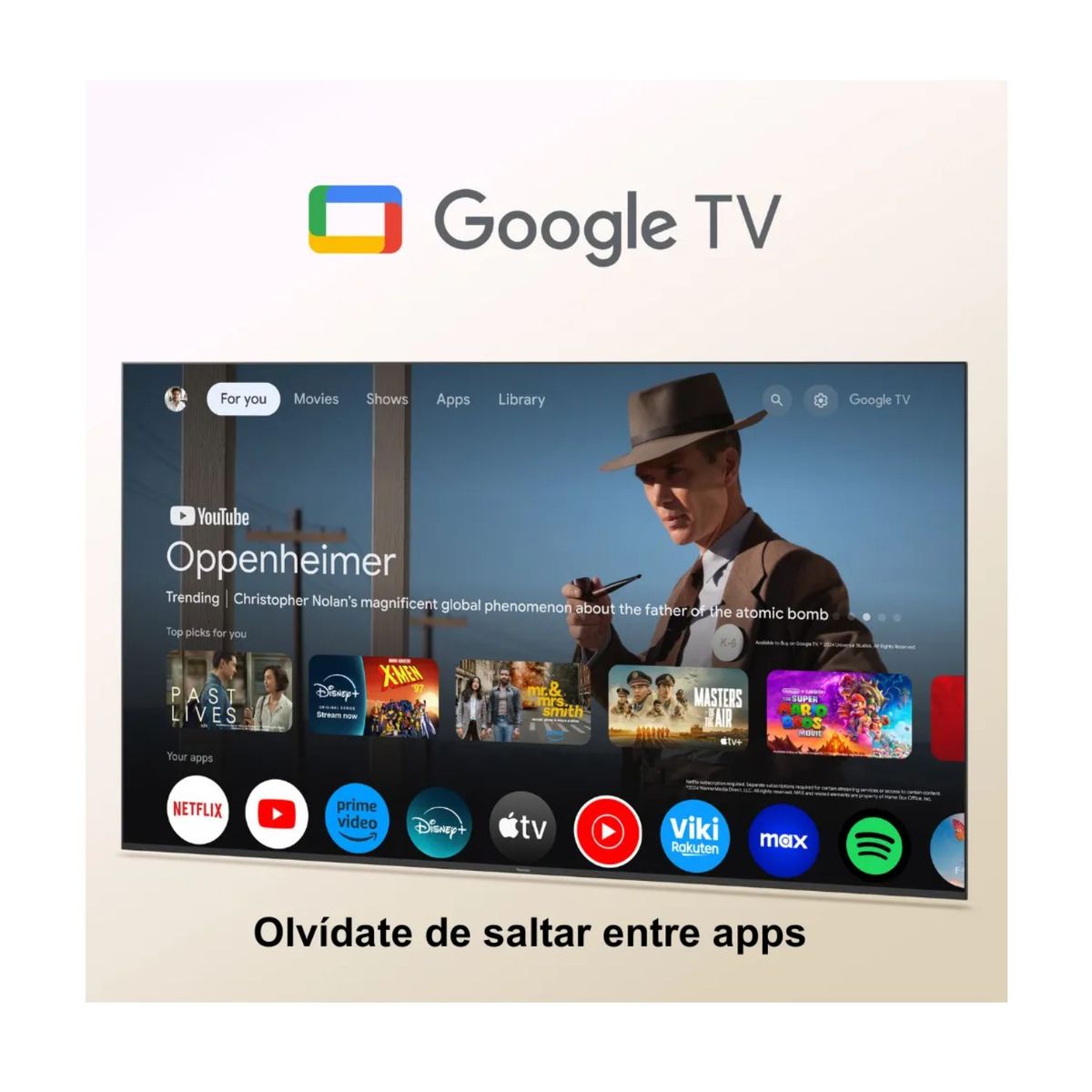 PANASONIC - Televisor Panasonic  55'' TC-55NX700P  Led 4K Google TV