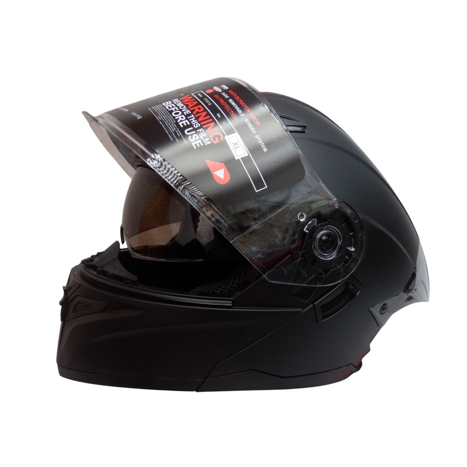 Casco Para Motociclista Hoken HK3 FF916 Abatible Mate GENERICO