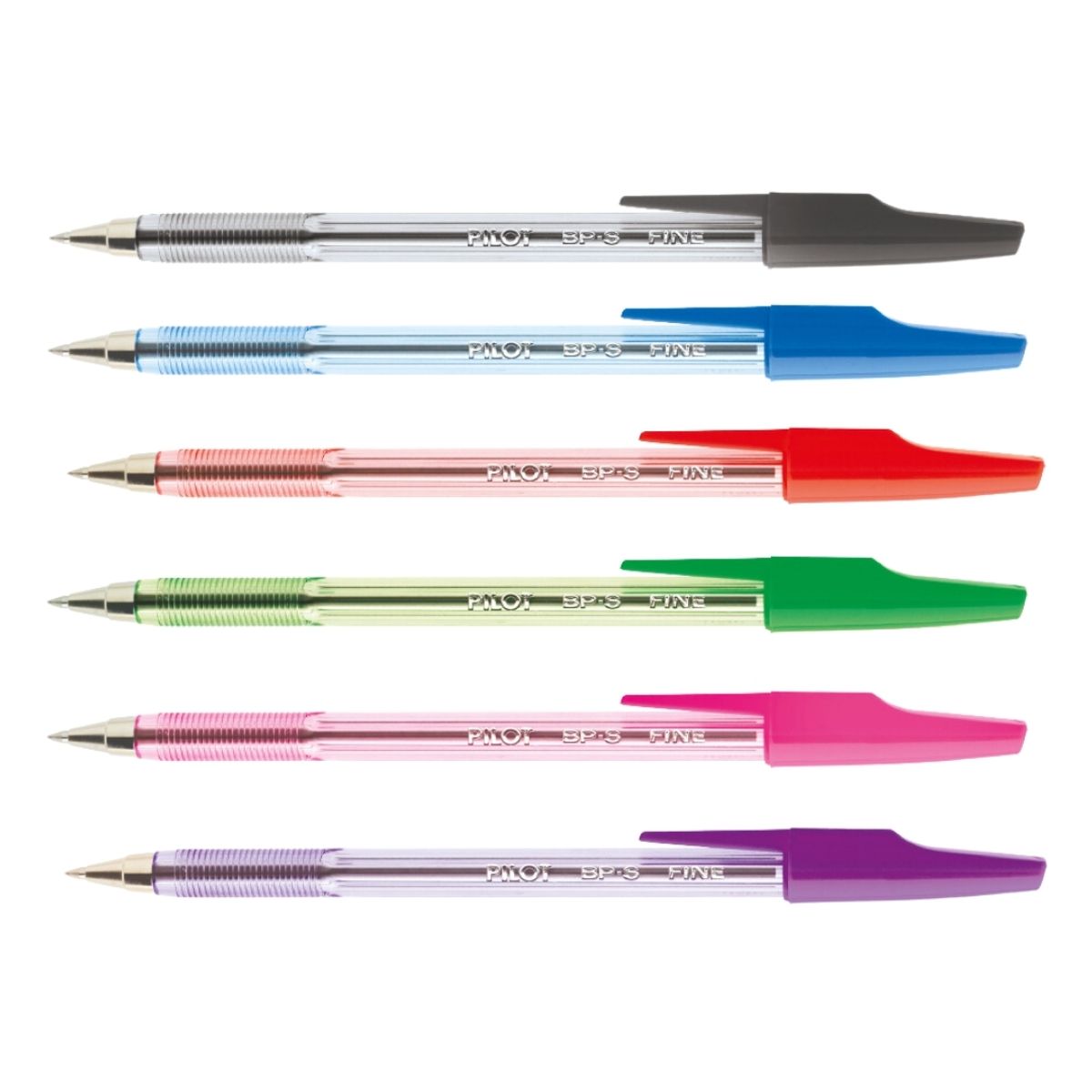 PILOT - Lapicero Pilot Tinta Seca BP-S F X 6 Colores