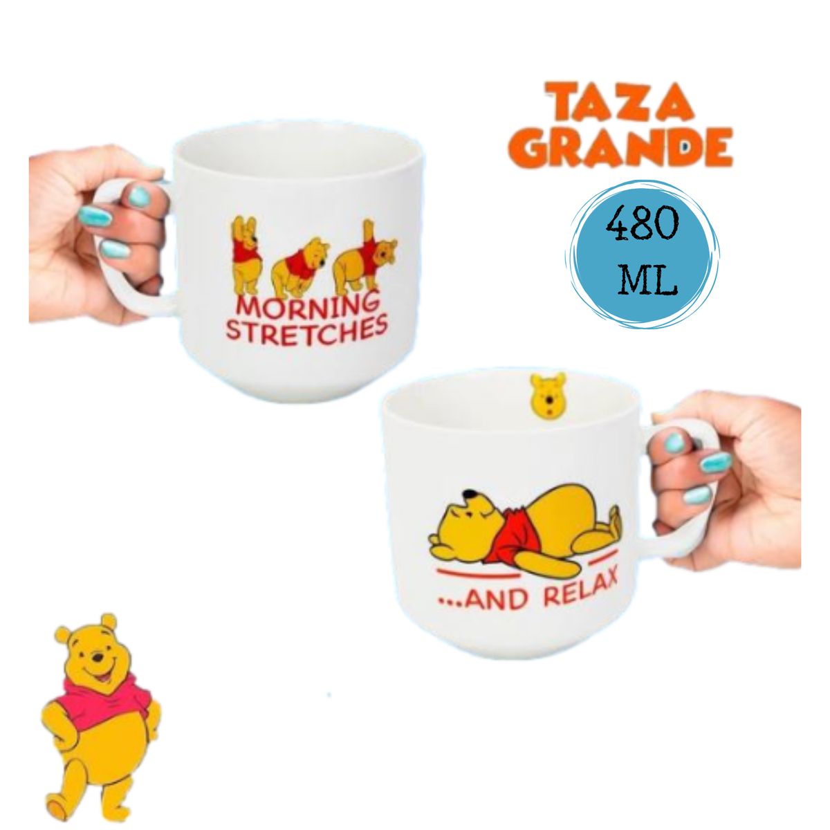 GENERICO - Taza de Winnie the Pooh - 480 ml