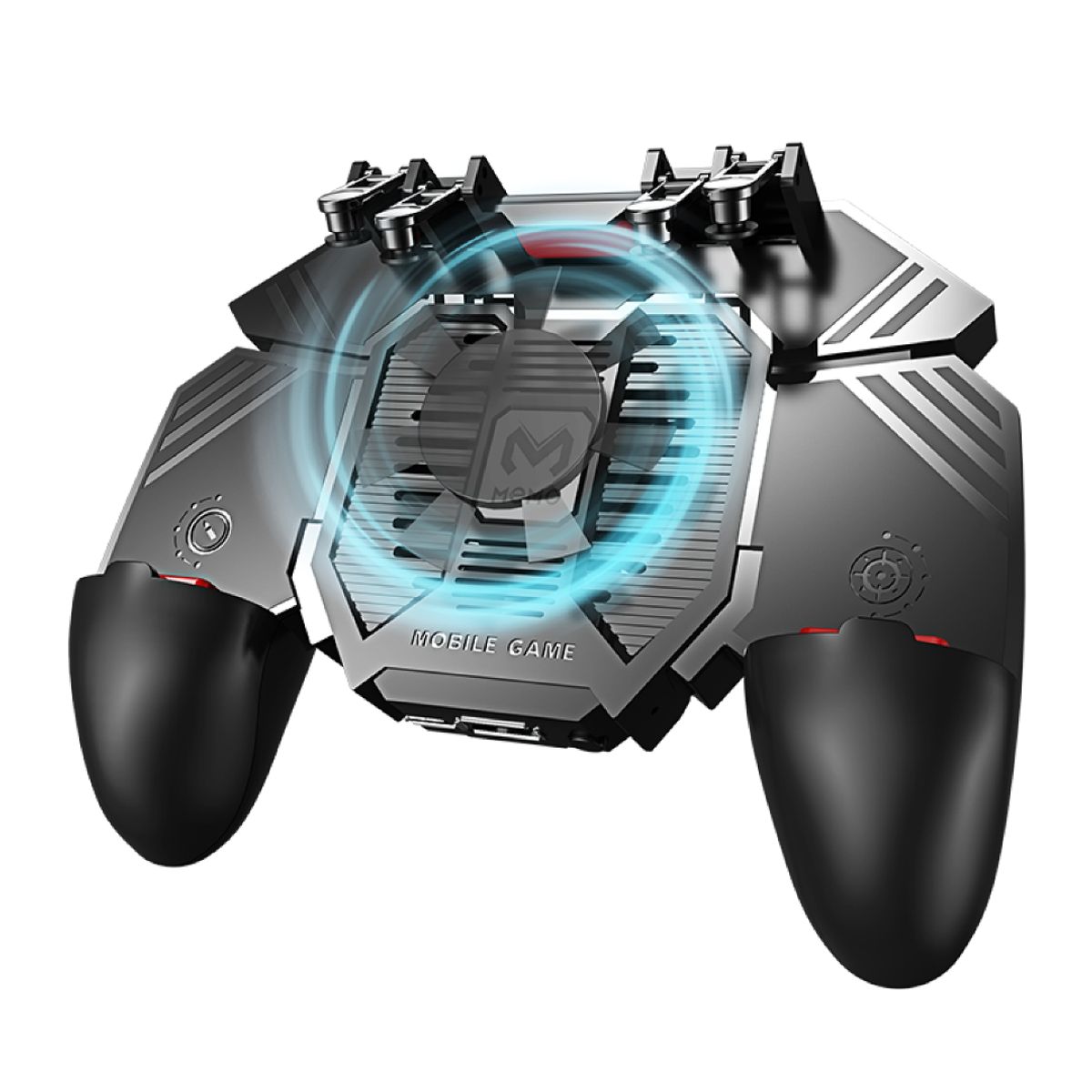 MEMO - Gamepad Mando Memo AK77 Con 4 Gatillos Ventilador y Power Bank.
