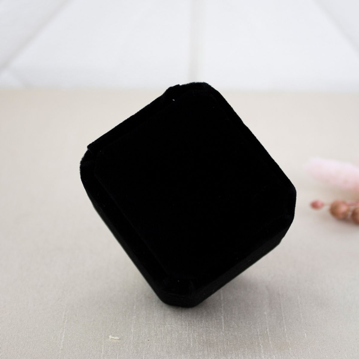 CLEO JOYAS & ACCESORIOS - Estuche Cajita Anillo Negra