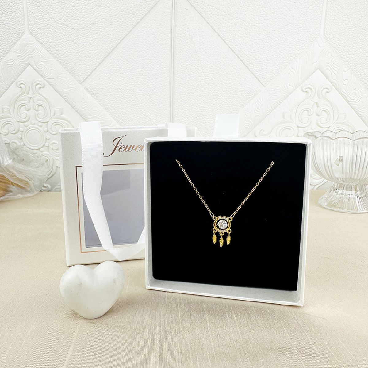 CLEO JOYAS & ACCESORIOS - Estuche Cajita Anillo Negra