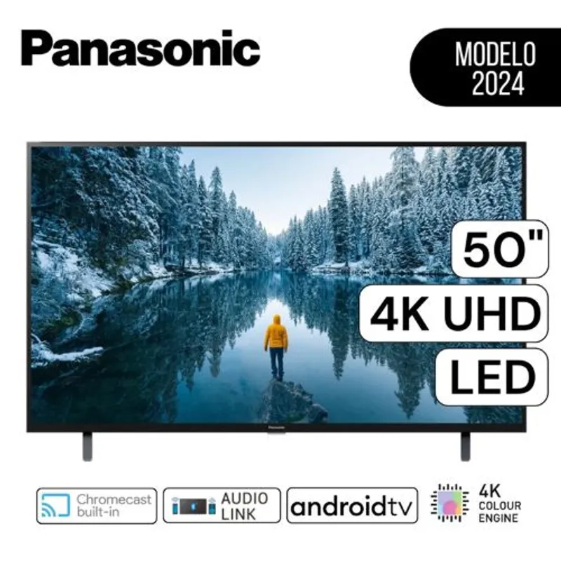 PANASONIC - Televisor Panasonic Smart TV 50"  Pulg. 4K UHD LED TC-50MX700P - Negro