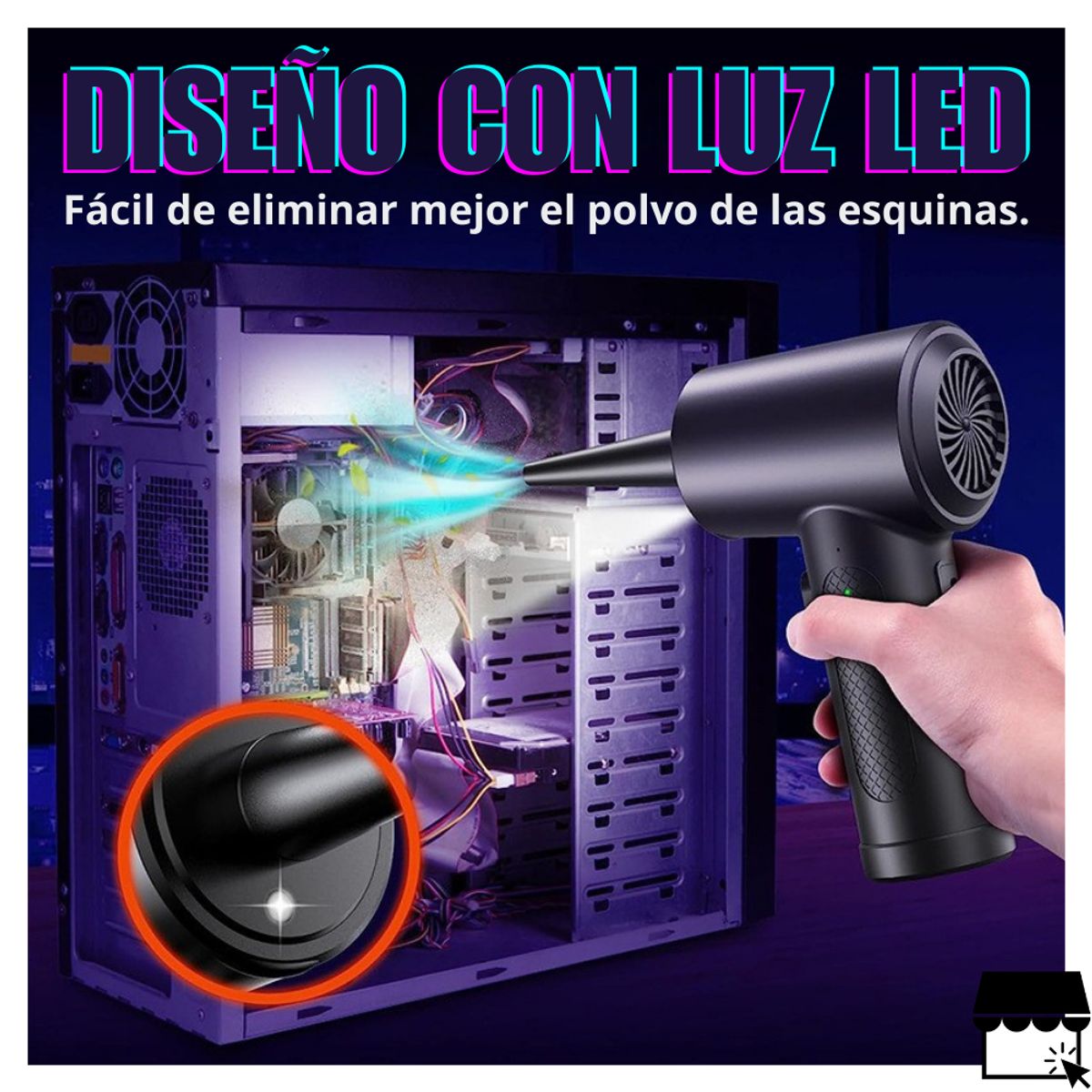 GENERICO - Pistola soplador de aire comprimido inalámbrico para PC, Laptop, Auto, Teclado, Parrillas y mas