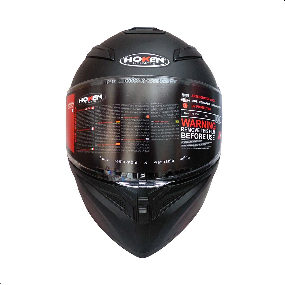 GENERICO - Casco Hoken Hk3 FF916 Para Motociclista Abatible Modular