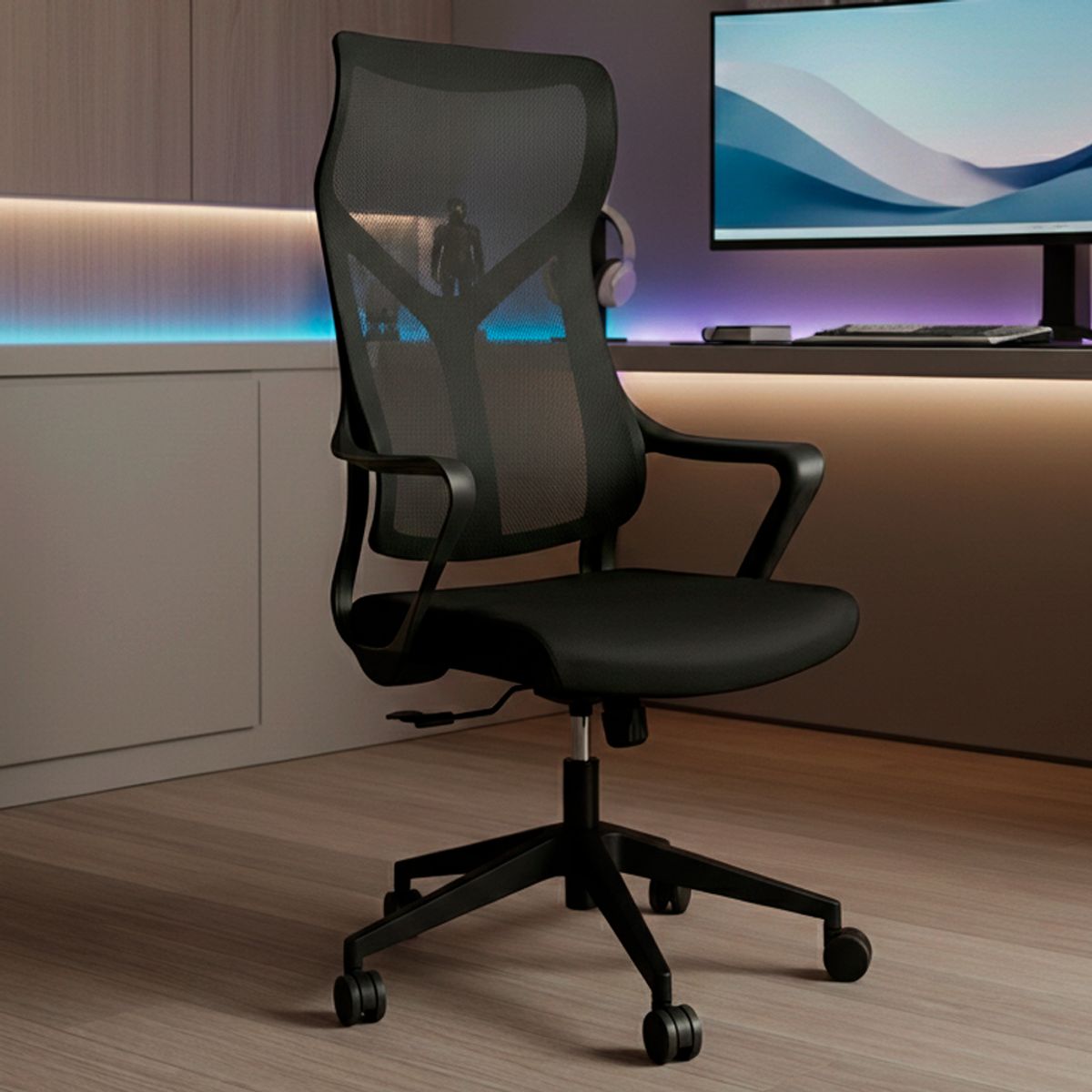DREIZT - Silla Gamer Dreizt Lyon Mesh Negro