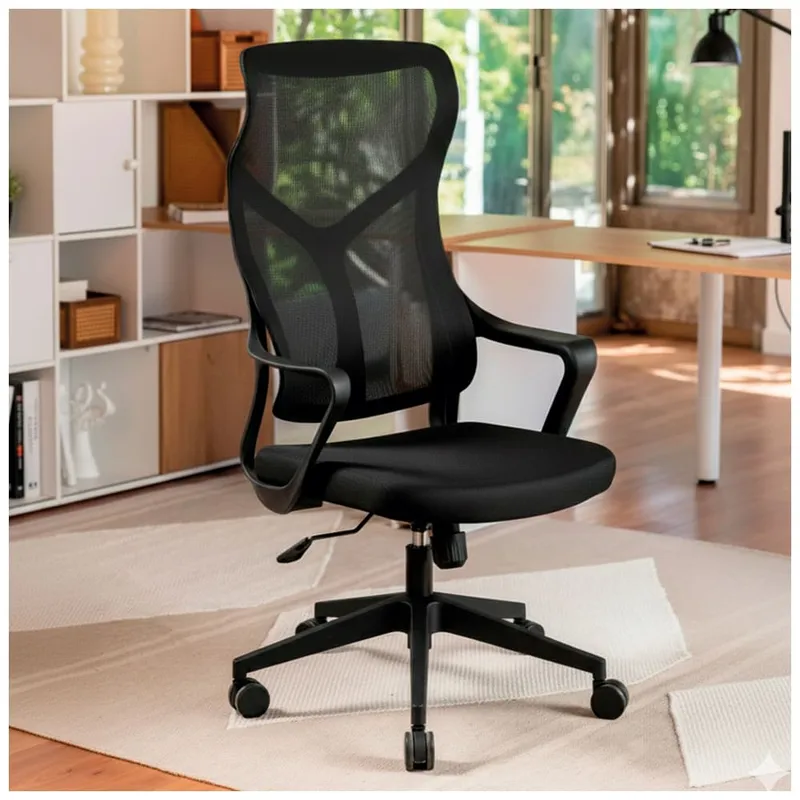 KOMSUM - Silla Ergonomica de Oficina Ejecutiva Komsum Lyon Negro