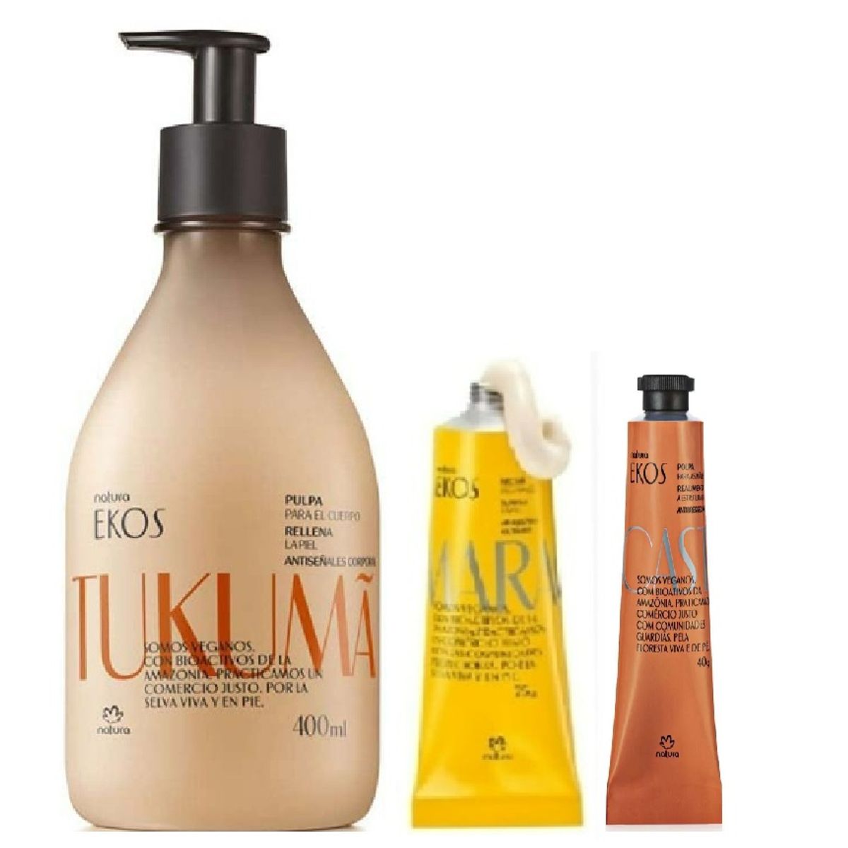 NATURA - Kit Ekos tukuma hidratante corporal + de manos 75gr + 40gr