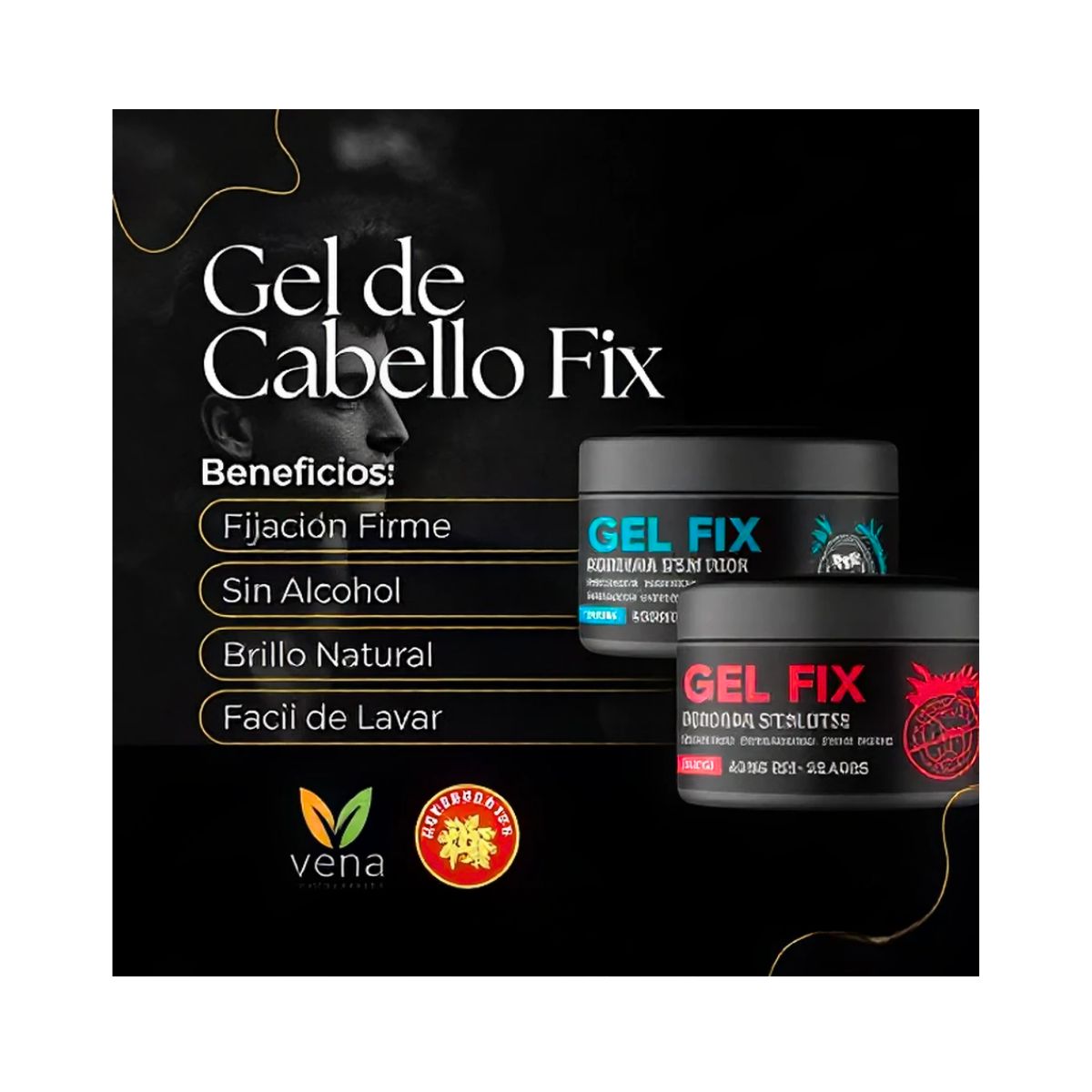 GENERICO - Gel de Cabello Fix Red sin Alcohol 150 gr Vena