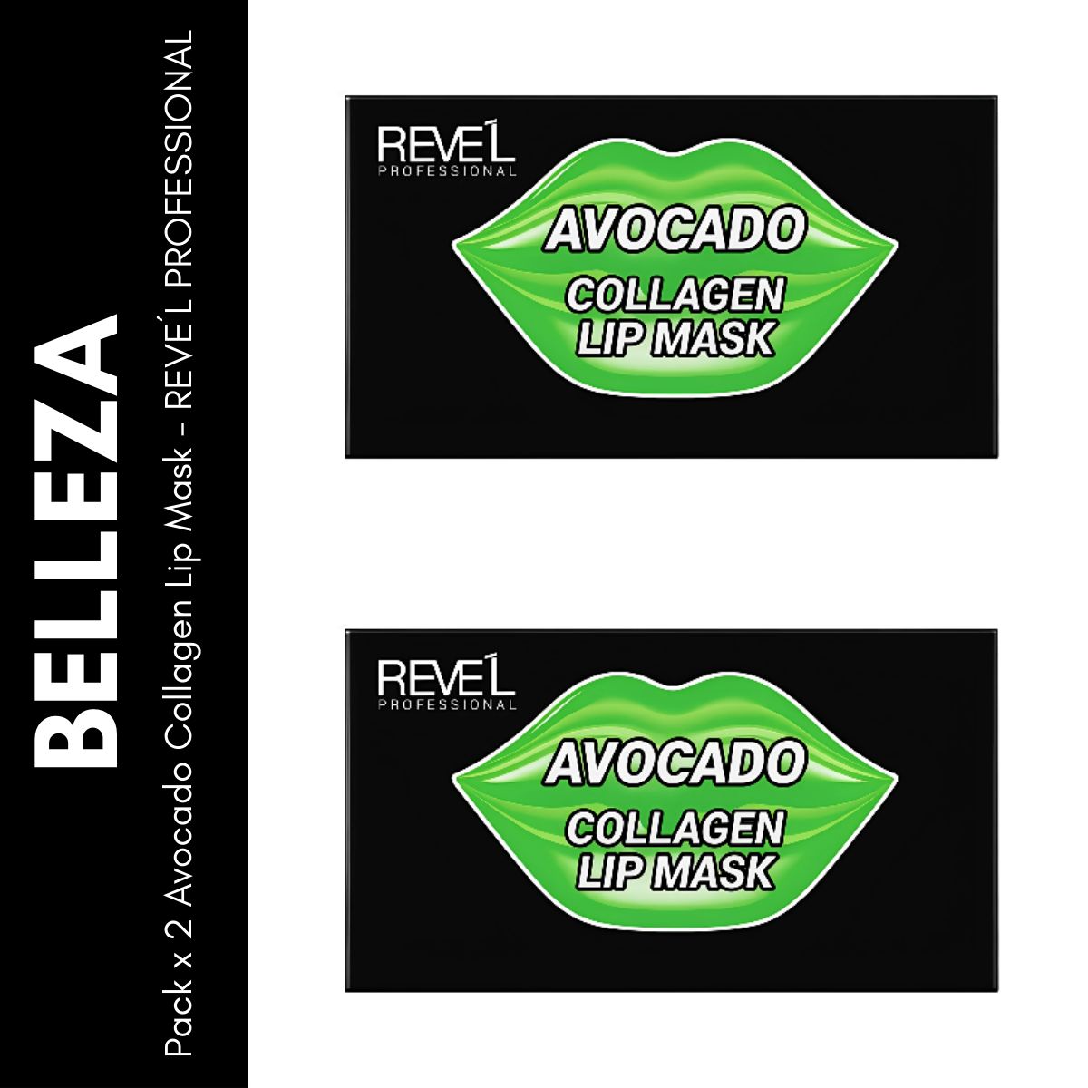 GENERICO - Pack x2 Avocado Collagen Lip Mask - REVE´L PROFESSIONAL