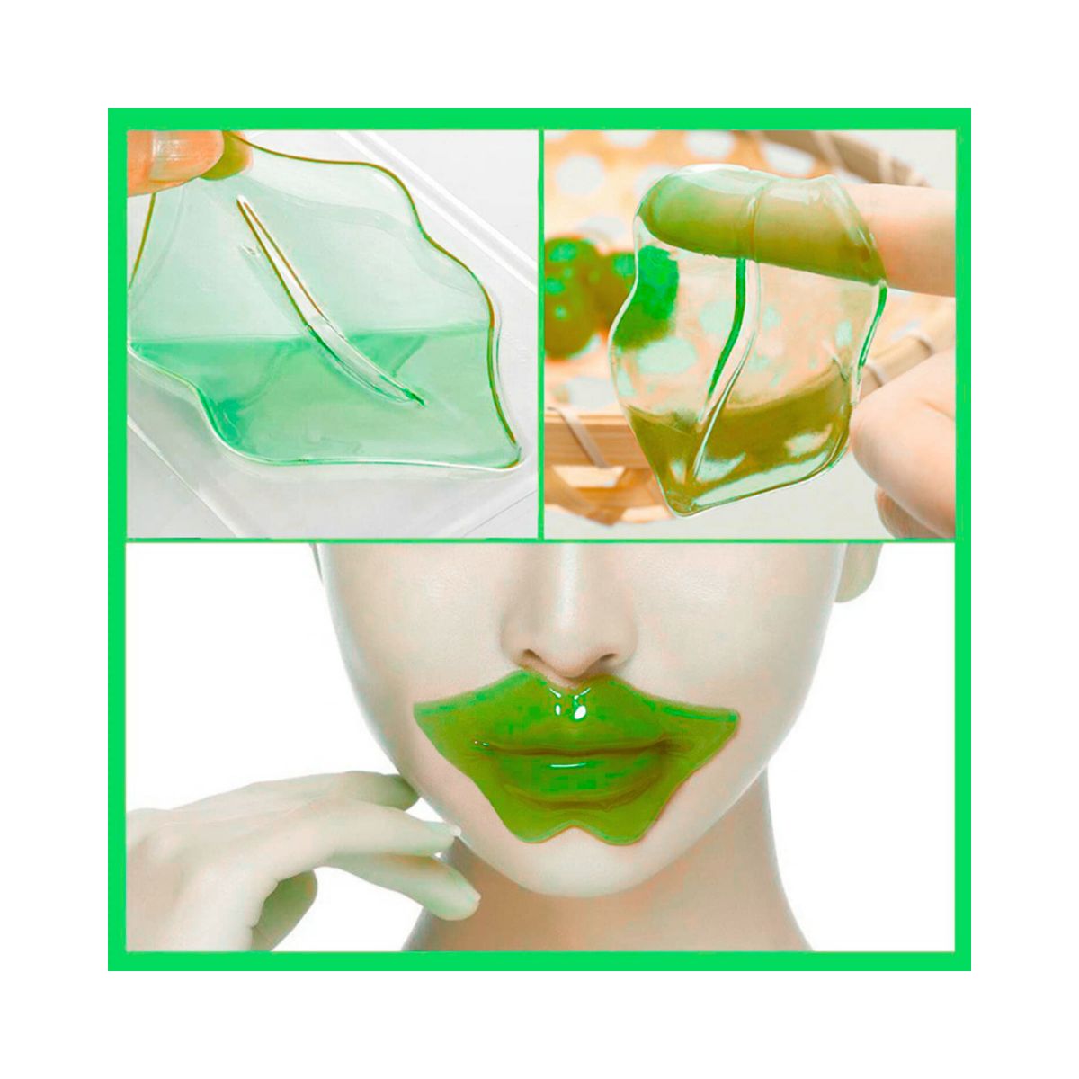 GENERICO - Pack x2 Avocado Collagen Lip Mask - REVE´L PROFESSIONAL