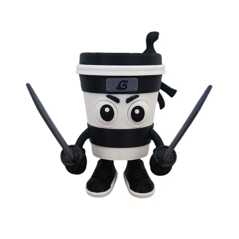 GENERICO - Italian Brainrot Asesino Capuccino Figura Articulada