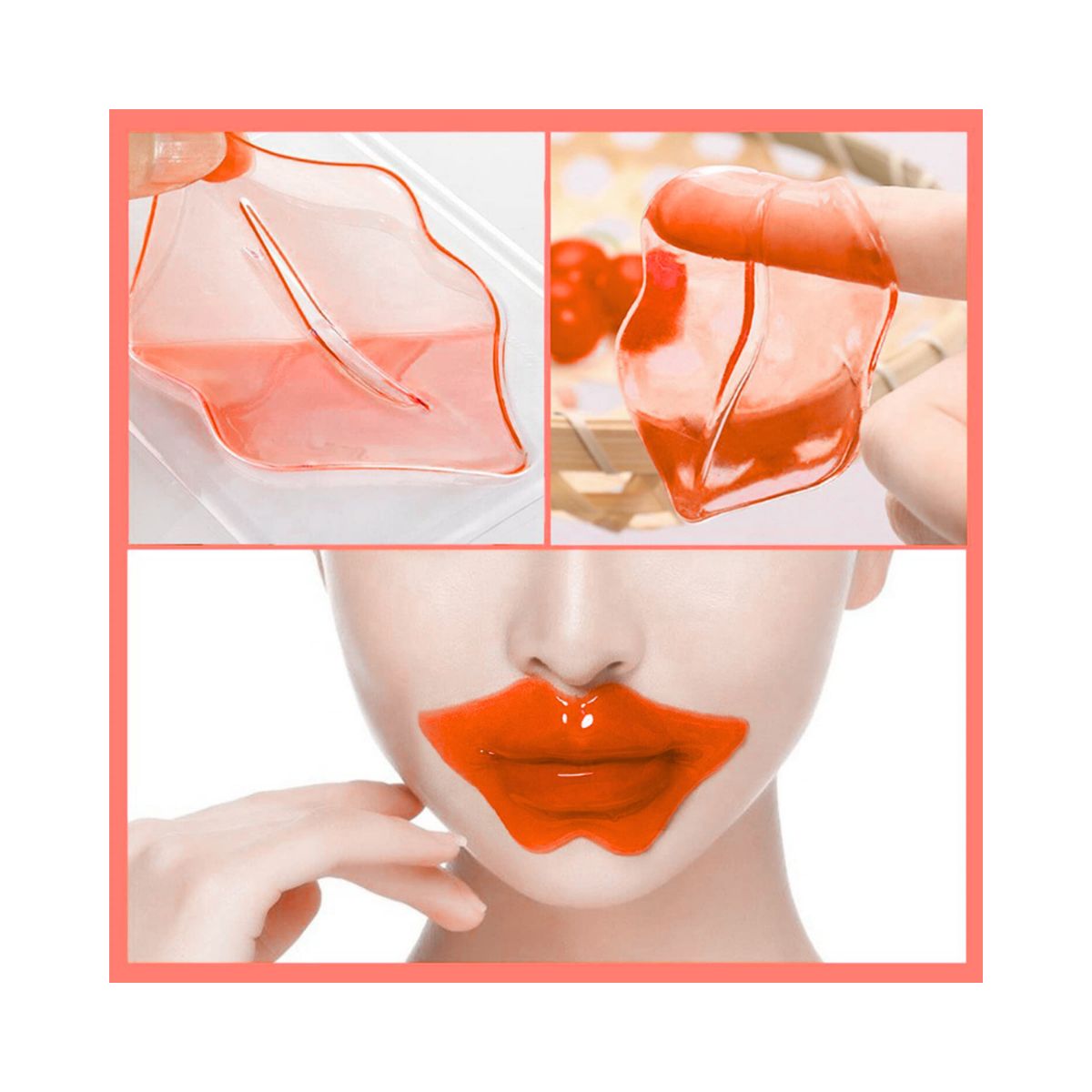GENERICO - Pack x3 Rose Collagen Lip Mask - REVE´L PROFESSIONAL