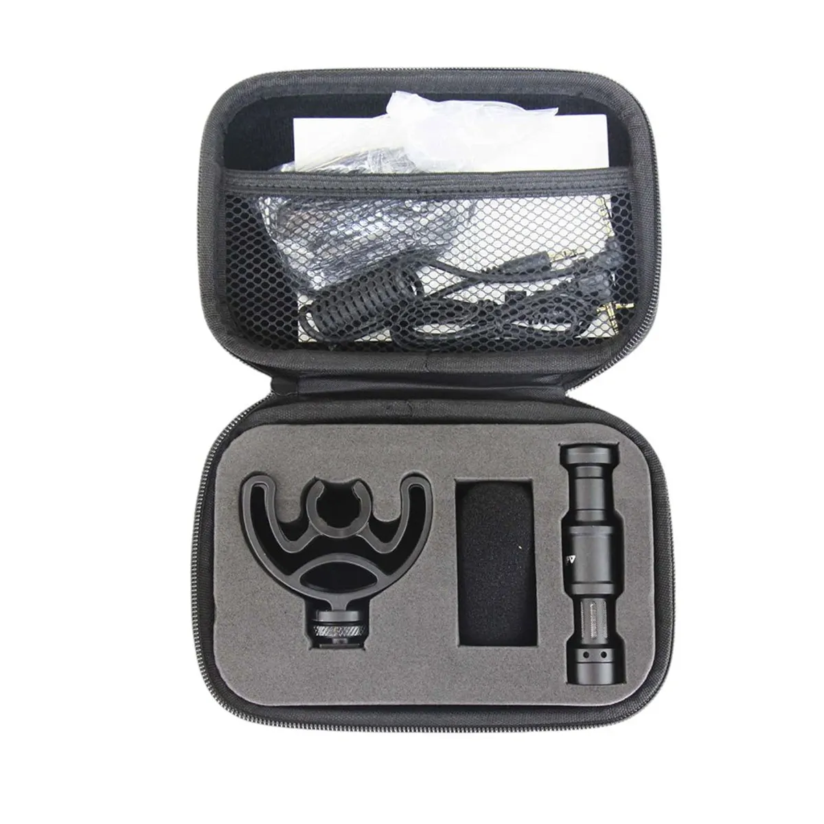 ASTRID - Micrófono Cañon Cardioide Prof Astrid Estuche Cámara Celular