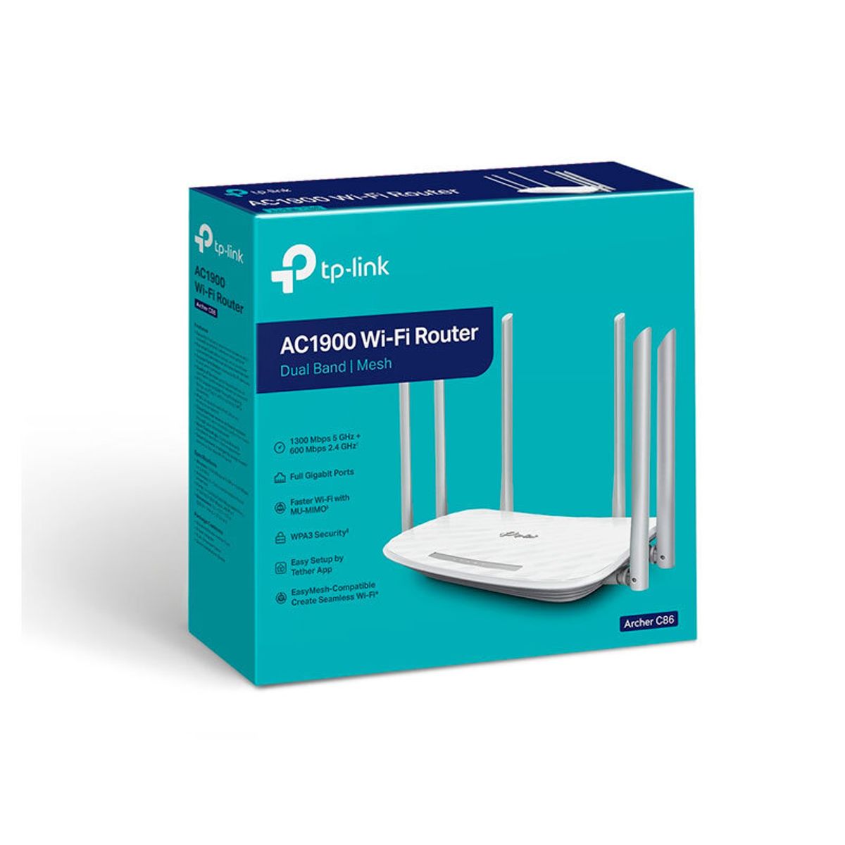 TP LINK - ROUTER TP-LINK ARCHER C86 AC1900 DOBLE BANDA WIRELESS