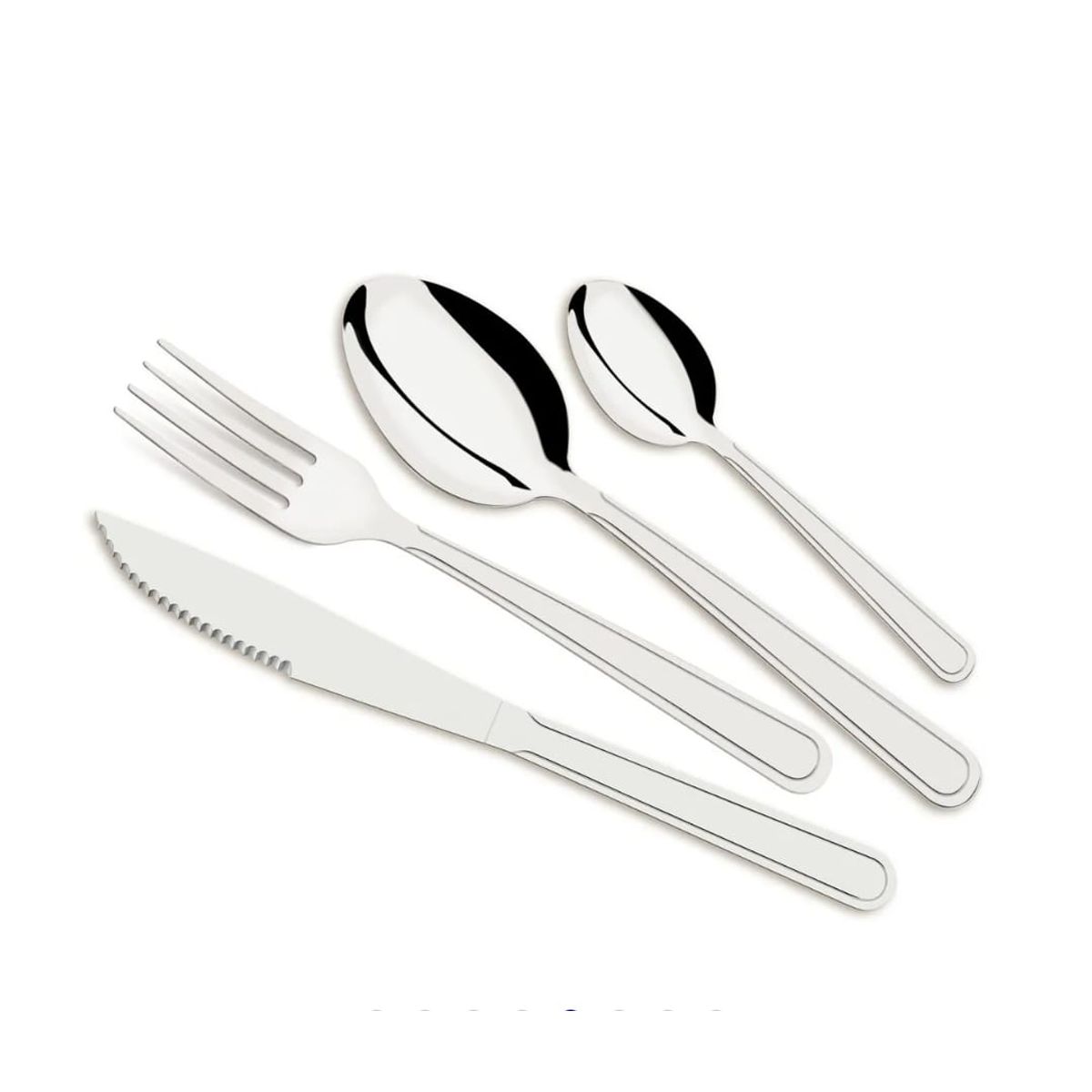 TRAMONTINA - SET DE CUBIERTOS TRAMONTINA 24 PIEZAS MOD 23498072 ACERO INOX