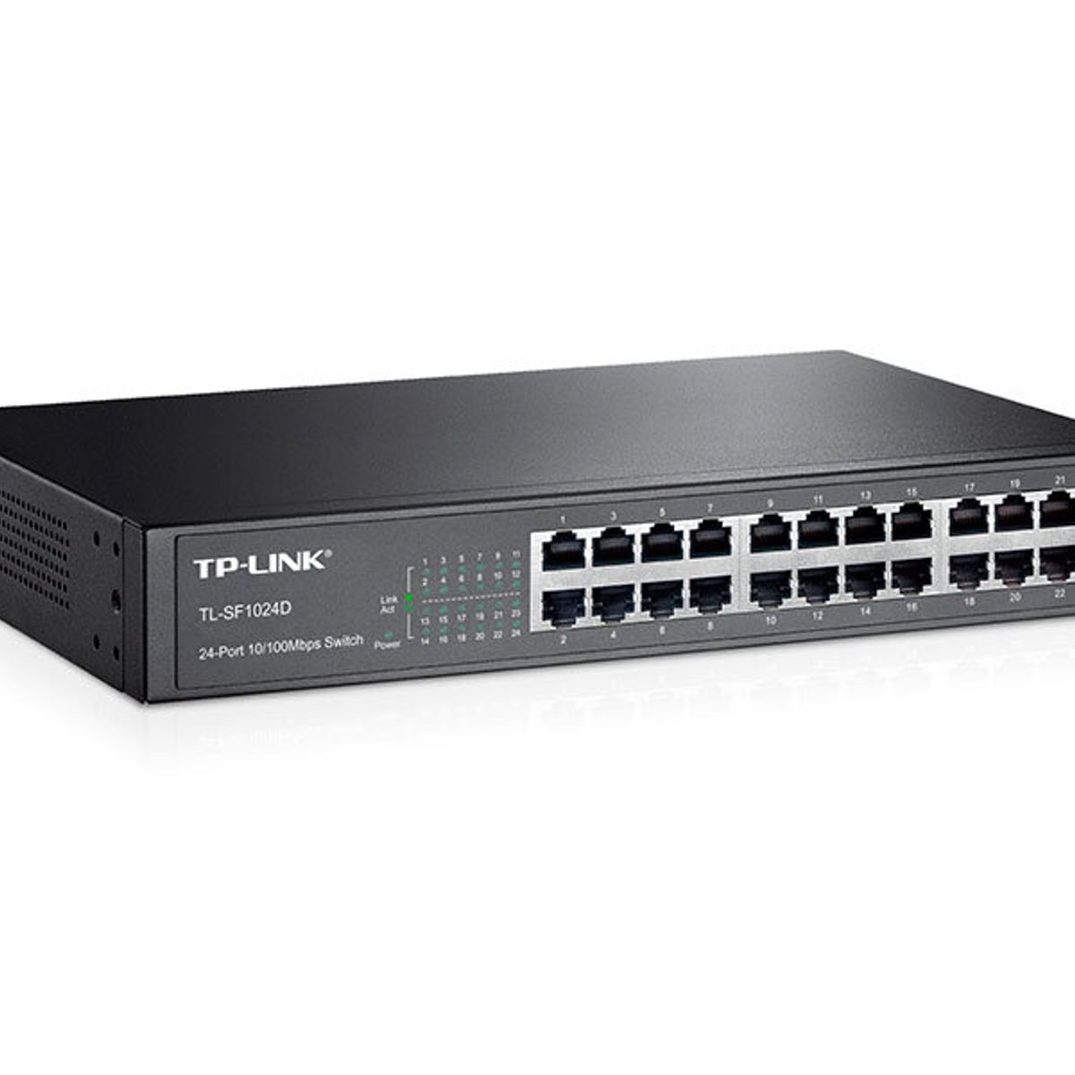 TP LINK - SWITCH TP-LINK 24 PUERTOS 10/100 TL-SF1024D METÁLICO
