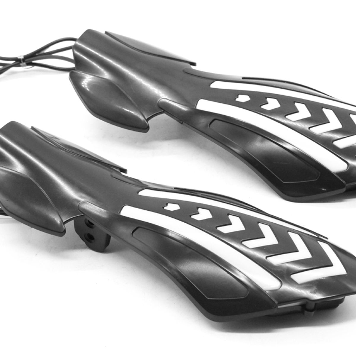 GENERICO - Protector de Mano 2pcs con Luz Direccional LED Rojo  Amarillo