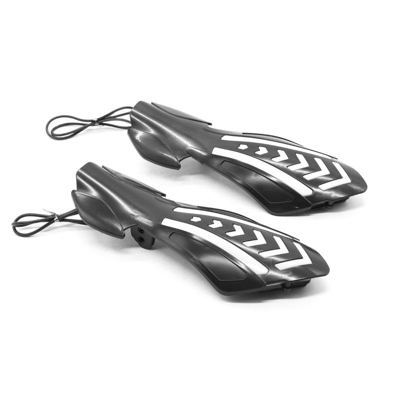 GENERICO - Protector de Mano 2pcs con Luz Direccional LED Rojo  Amarillo