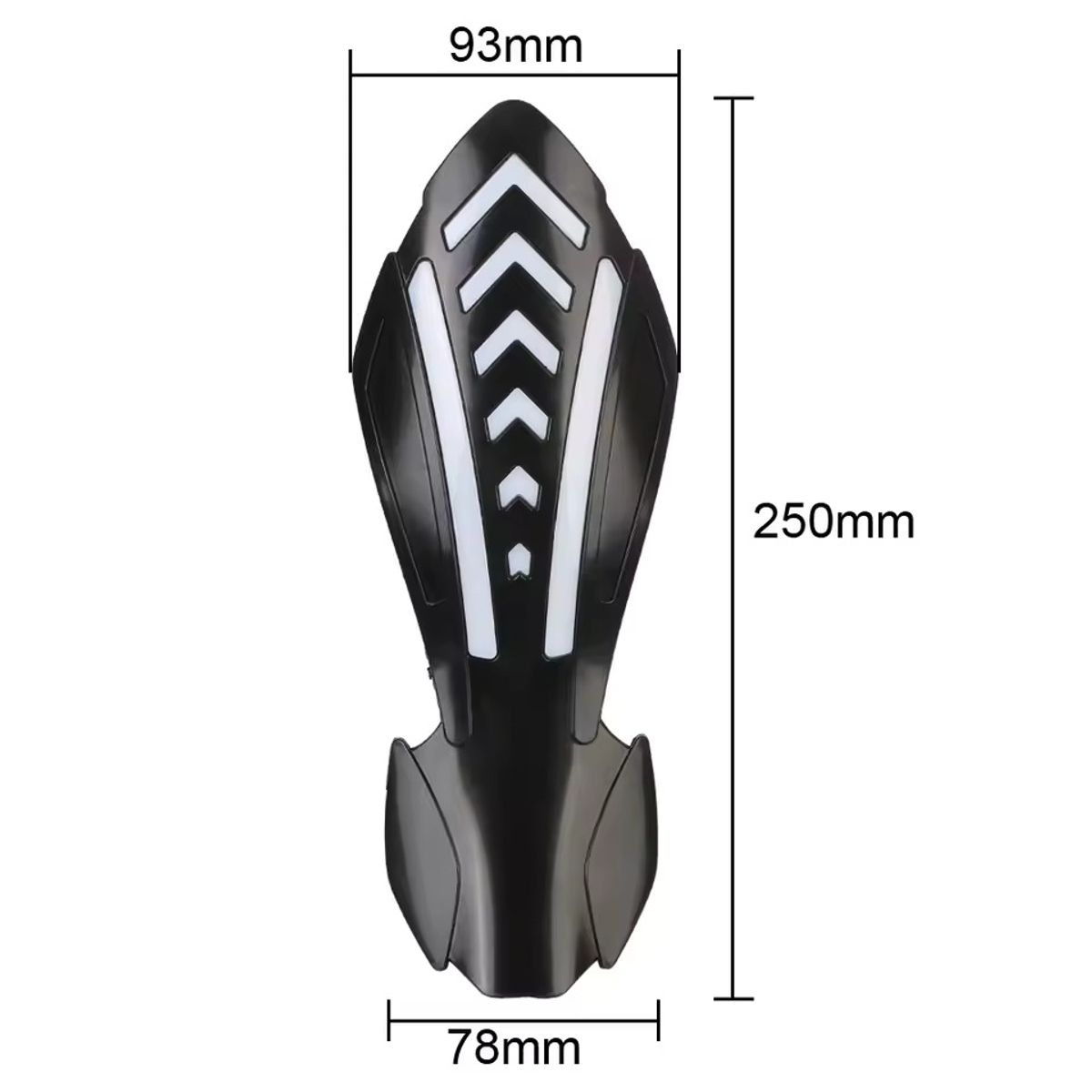 GENERICO - Protector de Mano 2pcs con Luz Direccional LED Rojo  Amarillo