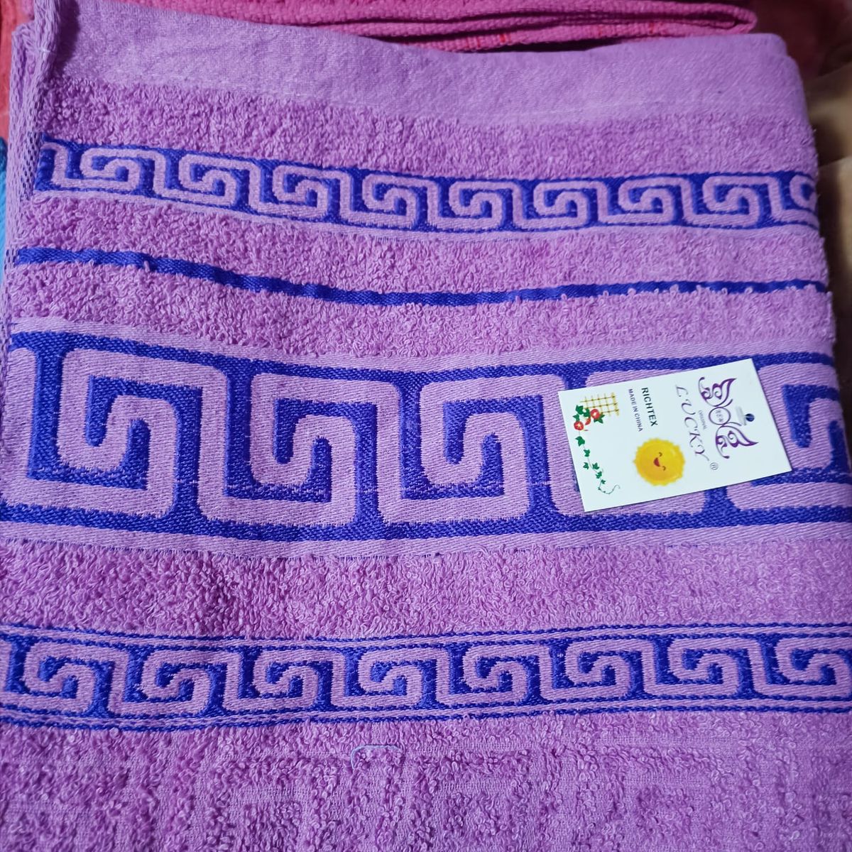 GENERICO - Toalla De Baño New Waffle 100% Algodón lila