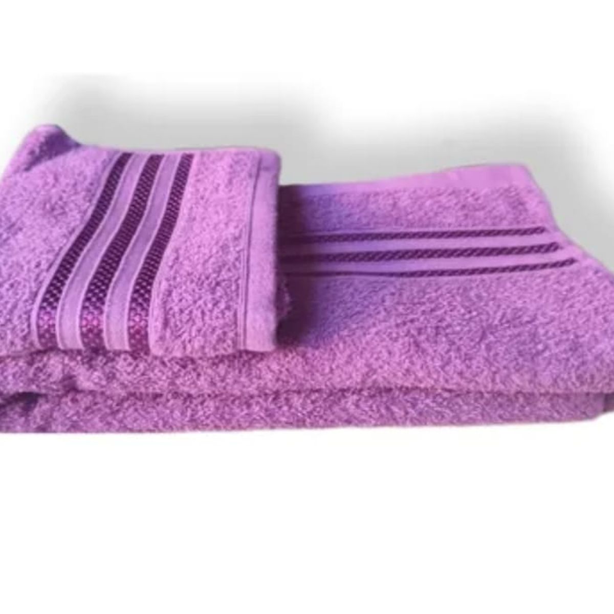 GENERICO - Toalla De Baño New Waffle 100% Algodón lila