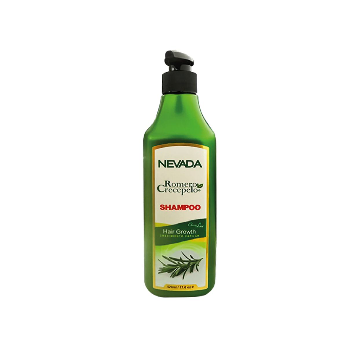NEVADA NATURAL PRODUCTS - Shampoo Crecimiento Capilar de Romero Crecepelo Nevada 520ml